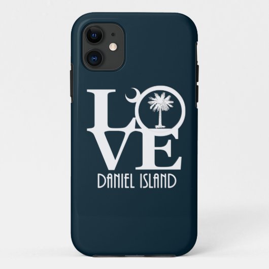 LIEBE Daniel Island SC Case-Mate iPhone Hülle (Rückseite)