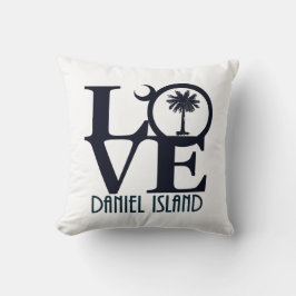 LIEBE Daniel Island South Carolina Kissen