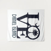 LIEBE Daniel Island Wandteppich (Vorderseite (Horizontal))