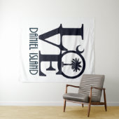 LIEBE Daniel Island Wandteppich (Beispiel (Horizontal))