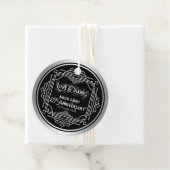 Liebe & Dank 25. Hochzeitstag Silber Geschenkanhänger (Beispiel)