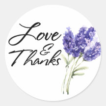 Liebe & Dank an die Watercolor Lavender Blume