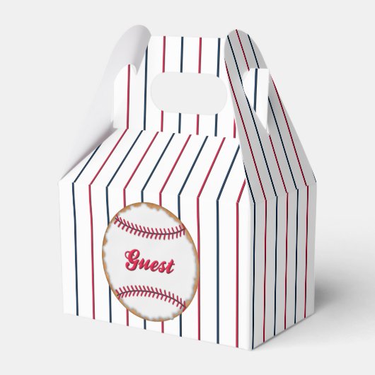 Liebe-dank Baseball Cookie R-GABLE-FAVOR-BOX Geschenkschachtel (Vorderseite)