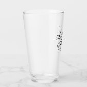 'Liebe & Dank' Elegante Script-Gastgeschenk Hochze Glas (Rechts)