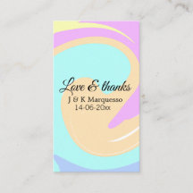 Liebe & Dank farbenfroher Marmorhochzeit