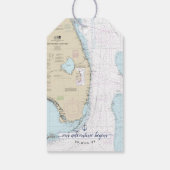 Liebe & Dank Florida Nautical Anchor Hochzeit Geschenkanhänger (Rückseite)