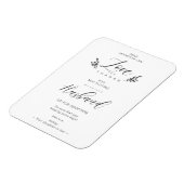 Liebe & Dank Funny Mother-in-lawQuote Handwriting Magnet (Linke Seite)