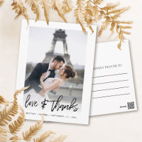 Liebe & Dank Modernes Foto Vielen Dank