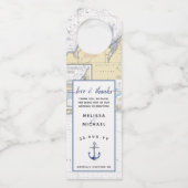 Liebe dank Personalisierter Note + Ankerpunkt Flaschenanhänger (Rückseite)