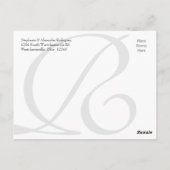 Liebe Dank Wirkung Hochzeit Foto Danke Karte (Rückseite)