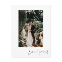 Liebe Dankbarkeit Vertical Foto Danke Postcard