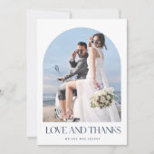 Liebe danke Arch Foto Wedding Vielen Dank (Vorderseite)