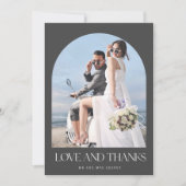 Liebe danke Arch Foto Wedding Vielen Dank (Vorderseite)