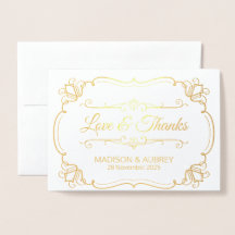 Liebe & danke Elegant Wedding Vielen Dank für Ihr 