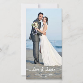 Liebe & danke Hochzeit Vielen Dank für Ihre Fotoka