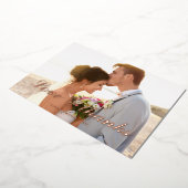 Liebe & danke Hochzeitsfolie danke Karte (Gedreht)