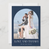 Liebe Dankes Arch Foto Hochzeit Danke  (Vorderseite)