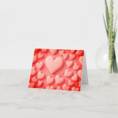 Liebe Dankeschön Dankeskarte (Vorderseite)