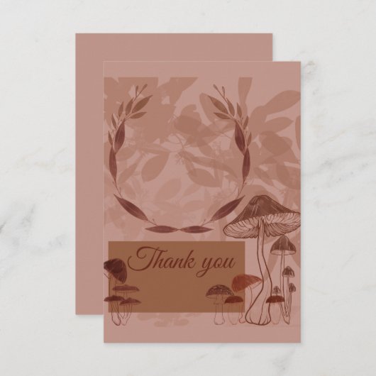 Liebe Dankeskarte (Vorne/Hinten)