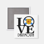 LIEBE Dartmouth Nova Scotia Magnet (Vorderseite/Rückseite)