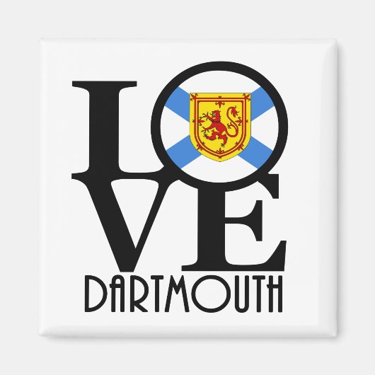 LIEBE Dartmouth Nova Scotia Magnet (Vorne)