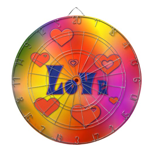 Liebe Dartscheibe (vorne)