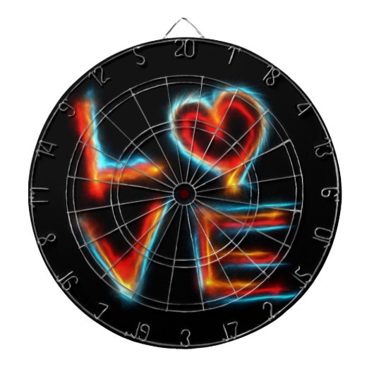 Liebe Dartscheibe (vorne)
