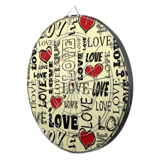 Liebe Dartscheibe (Vorderseite rechts)