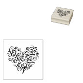 Liebe Das Leben, das du lebst Gummistempel (Stempel)