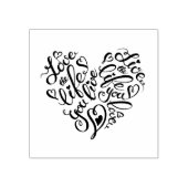 Liebe Das Leben, das du lebst Gummistempel (Prägung)