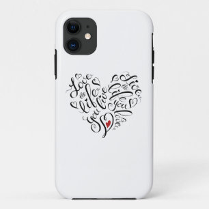 Liebe das Leben leben Sie iPhone 11 Hülle
