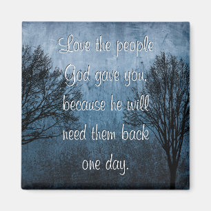 Liebe, das Volk Gott gab dir Magnet