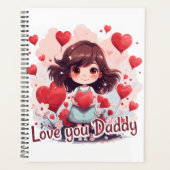 Liebe, dass du Daddy Planer (Vorderseite)