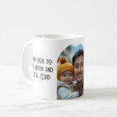 Liebe, dass du zum Mond vägst, ich benutzerdefinie Kaffeetasse (Vorderseite Links)