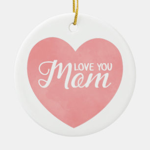 Liebe, dass ihr Mama schreibt, Mutter tagsüber ros Keramik Ornament