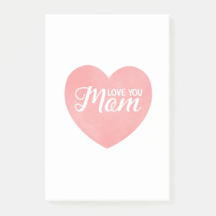 Liebe, dass ihr Mama schreibt, Mutter tagsüber ros Post-it Klebezettel