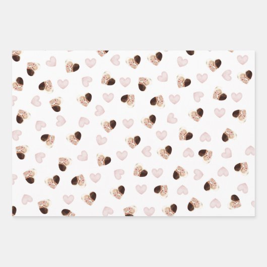 Liebe, dass man immer Fox-Papierblätter umhüllt Geschenkpapier Set (Vorderseite 3)