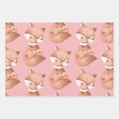 Liebe, dass man immer Fox-Papierblätter umhüllt Geschenkpapier Set (Vorderseite 2)