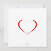 Liebe Day Holiday Card Feiertagskarte (Rückseite)