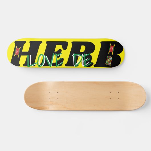 LIEBE DE HERB JMT 7 3/4" Skateboard Deck (Horizontal)