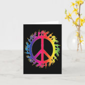 Liebe Deaf Peace Sign Language Handredner Karte (Gelbe Blume)