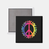 Liebe Deaf Peace Sign Language Handredner Magnet (Vorderseite/Rückseite)