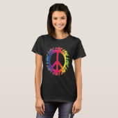 Liebe Deaf Peace Sign Language Handredner T-Shirt (Vorne ganz)