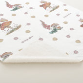 Liebe-Decke aus Mushroom Floral Spring Sherpadecke (3/4)