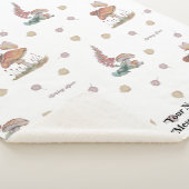 Liebe-Decke aus Mushroom Floral Spring Sherpadecke (3/4)