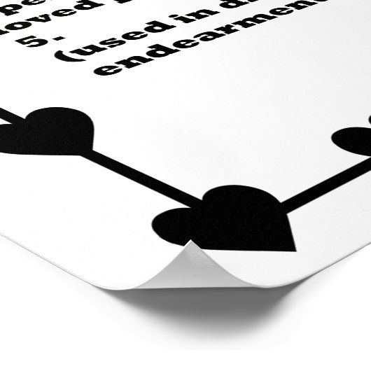 Liebe Definition Engel Kirub Art Poster (Ecke)