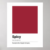 Liebe Definition Poster - Rote Moderne Kunst (Vorne)