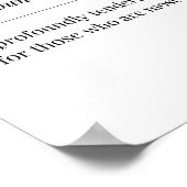 Liebe Definition Swans Poster (Ecke)