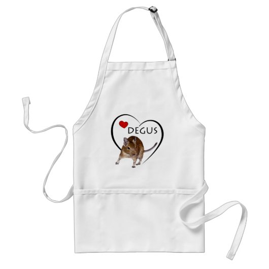 Liebe Degus Schürze (Vorne)