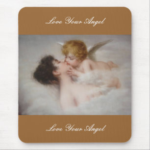 Liebe, dein Engel Mousepad